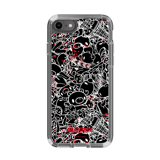 Slim Protection Case［ Gloomy - Pattern - Black ］