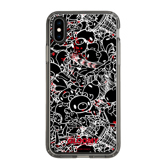 Slim Protection Case［ Gloomy - Pattern - Black ］