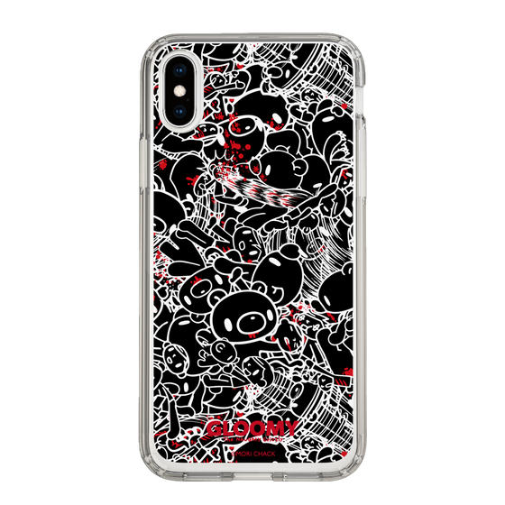 Slim Protection Case［ Gloomy - Pattern - Black ］
