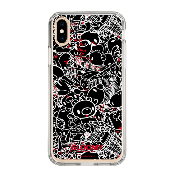 Slim Protection Case［ Gloomy - Pattern - Black ］