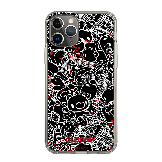 Slim Protection Case［ Gloomy - Pattern - Black ］