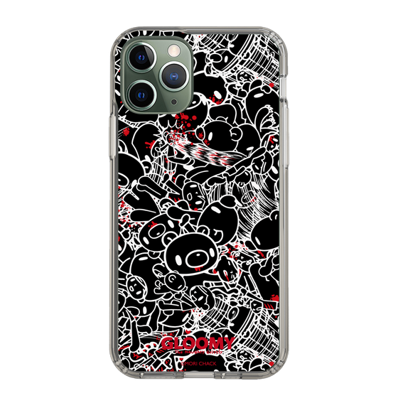 Slim Protection Case［ Gloomy - Pattern - Black ］
