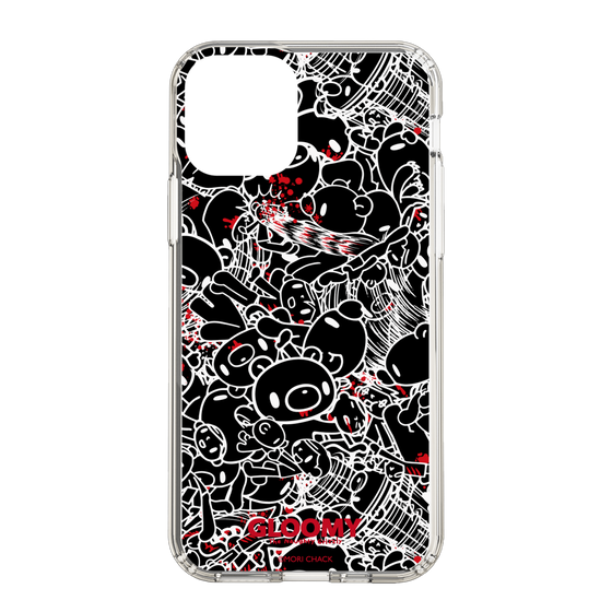 Slim Protection Case［ Gloomy - Pattern - Black ］
