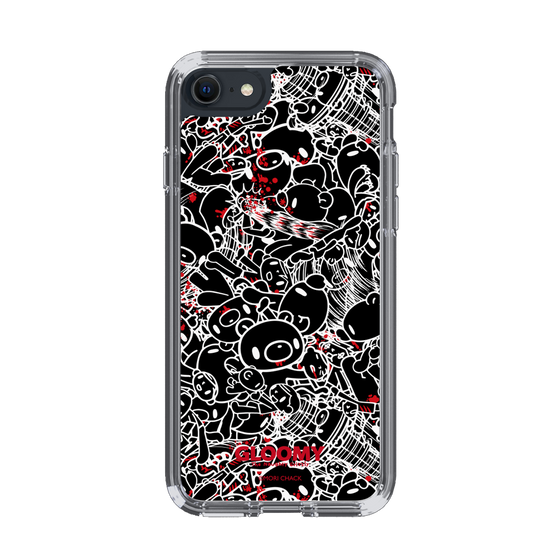 Slim Protection Case［ Gloomy - Pattern - Black ］
