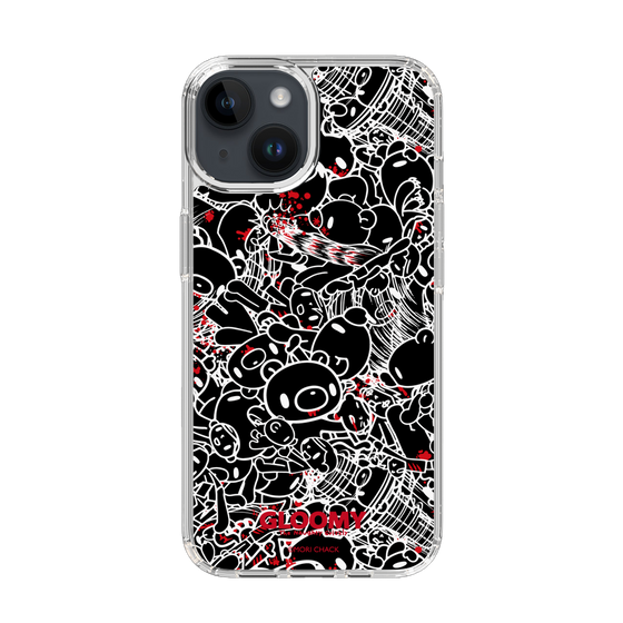 Slim Protection Case［ Gloomy - Pattern - Black ］