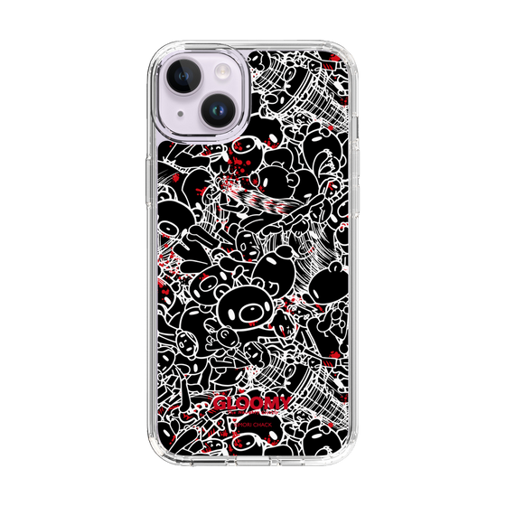 Slim Protection Case［ Gloomy - Pattern - Black ］