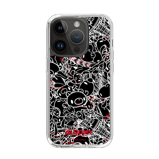 Slim Protection Case［ Gloomy - Pattern - Black ］