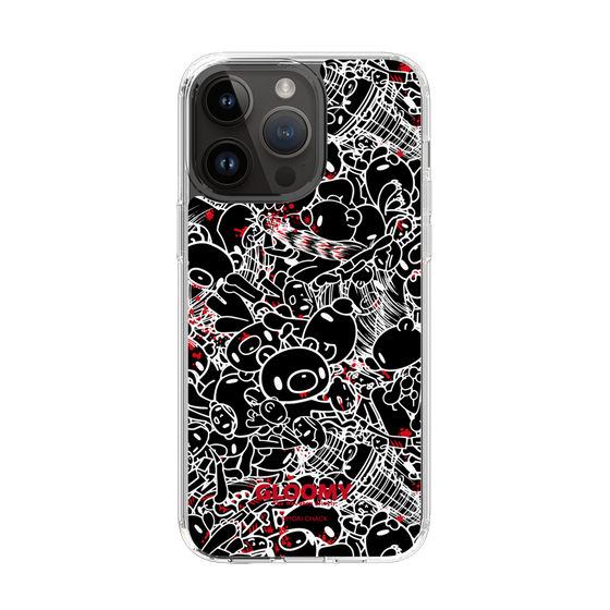 Slim Protection Case［ Gloomy - Pattern - Black ］