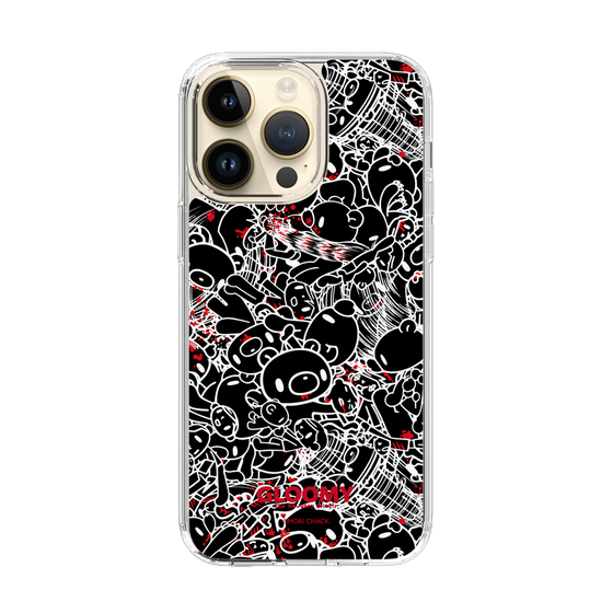 Slim Protection Case［ Gloomy - Pattern - Black ］