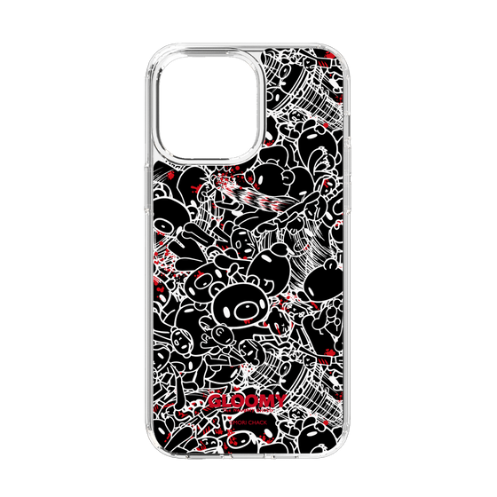 Slim Protection Case［ Gloomy - Pattern - Black ］