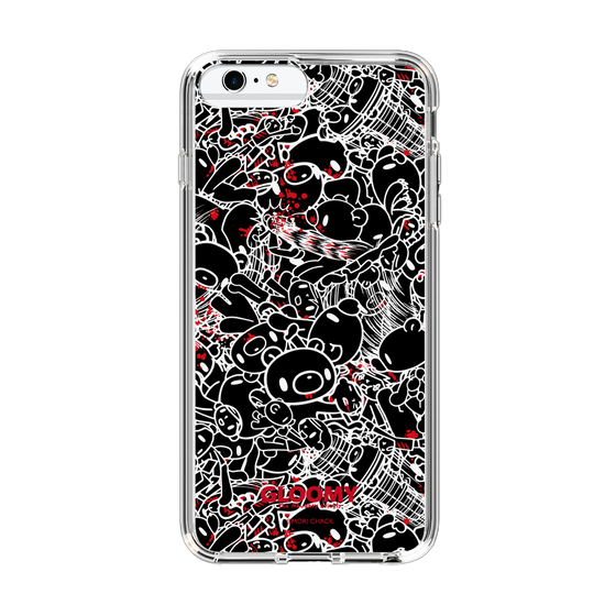 Slim Protection Case［ Gloomy - Pattern - Black ］