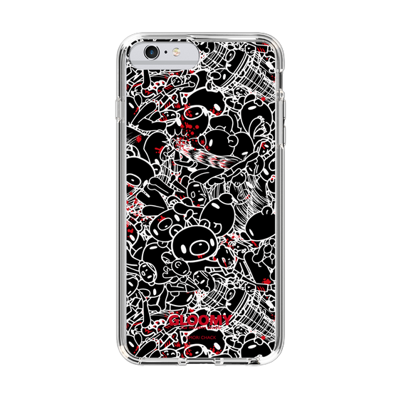 Slim Protection Case［ Gloomy - Pattern - Black ］