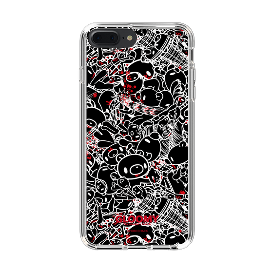 Slim Protection Case［ Gloomy - Pattern - Black ］