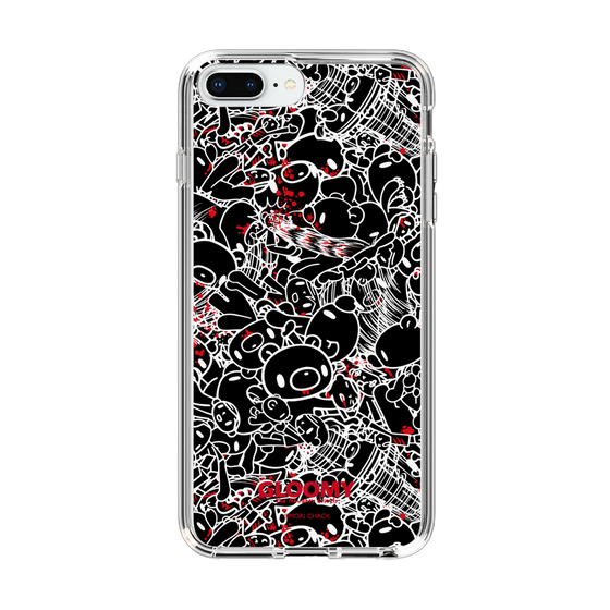 Slim Protection Case［ Gloomy - Pattern - Black ］