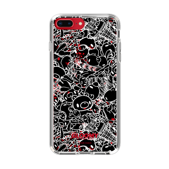 Slim Protection Case［ Gloomy - Pattern - Black ］