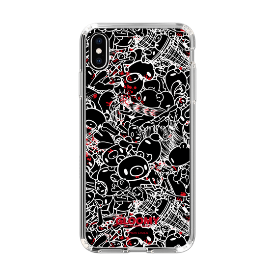 Slim Protection Case［ Gloomy - Pattern - Black ］