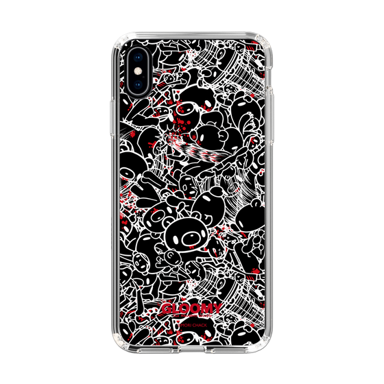 Slim Protection Case［ Gloomy - Pattern - Black ］