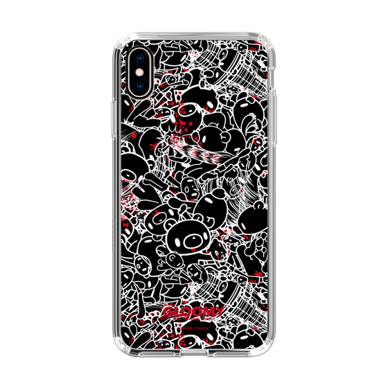 Slim Protection Case［ Gloomy - Pattern - Black ］