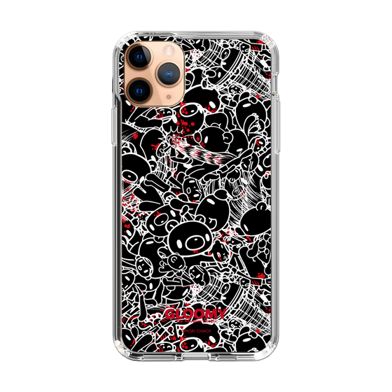 Slim Protection Case［ Gloomy - Pattern - Black ］