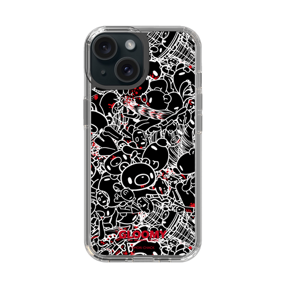 Slim Protection Case［ Gloomy - Pattern - Black ］
