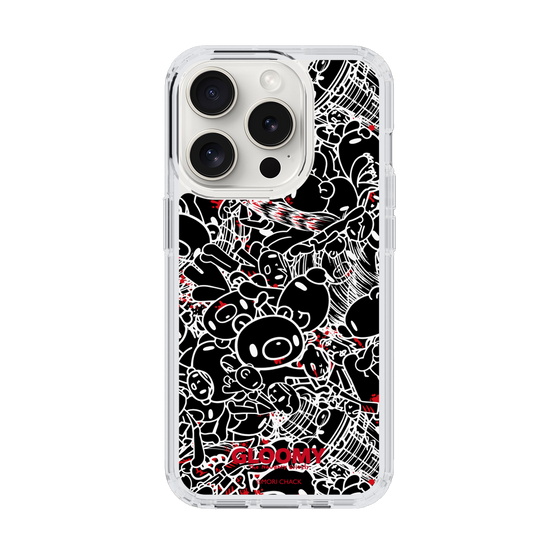 Slim Protection Case［ Gloomy - Pattern - Black ］