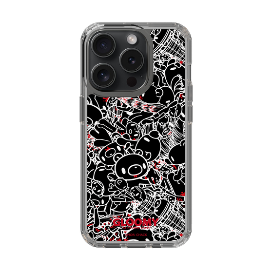 Slim Protection Case［ Gloomy - Pattern - Black ］