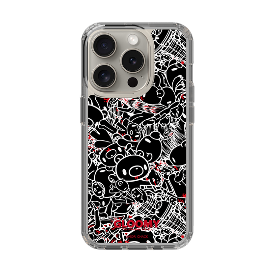 Slim Protection Case［ Gloomy - Pattern - Black ］