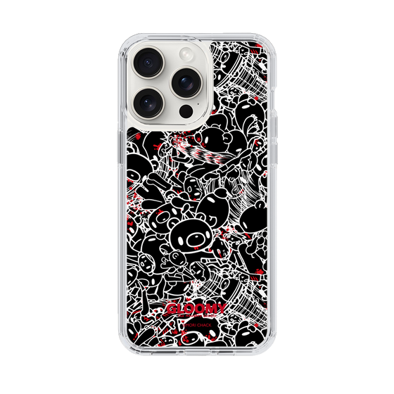 Slim Protection Case［ Gloomy - Pattern - Black ］