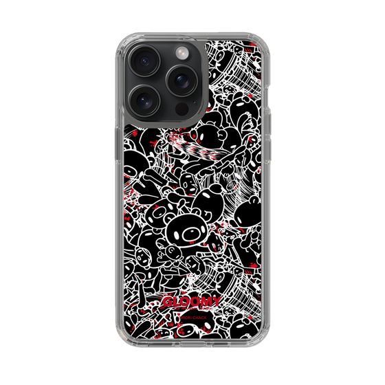 Slim Protection Case［ Gloomy - Pattern - Black ］
