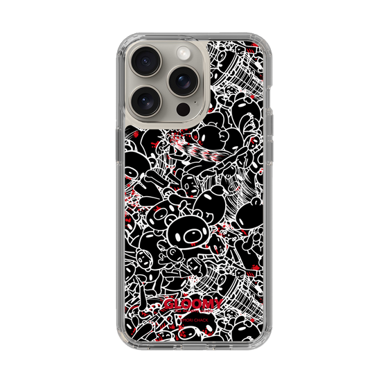 Slim Protection Case［ Gloomy - Pattern - Black ］