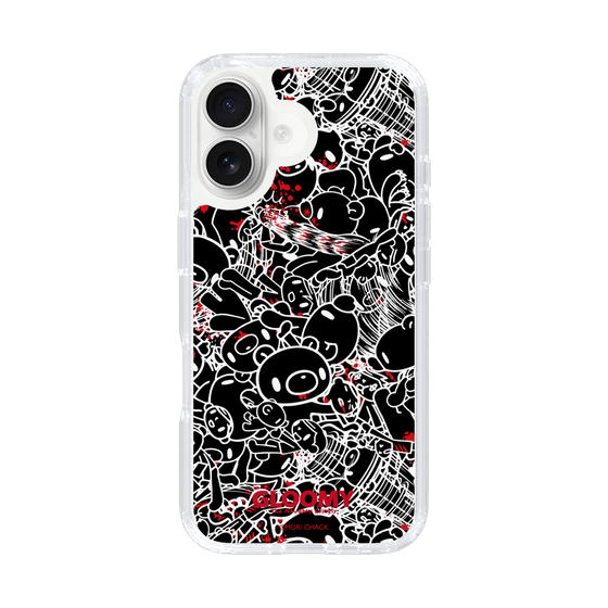 Slim Protection Case［ Gloomy - Pattern - Black ］