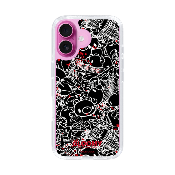 Slim Protection Case［ Gloomy - Pattern - Black ］