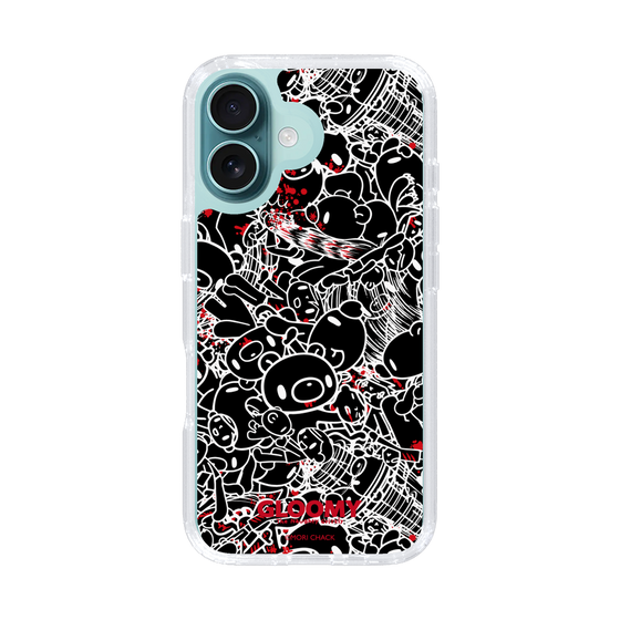 Slim Protection Case［ Gloomy - Pattern - Black ］