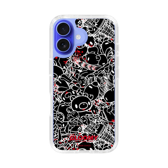 Slim Protection Case［ Gloomy - Pattern - Black ］