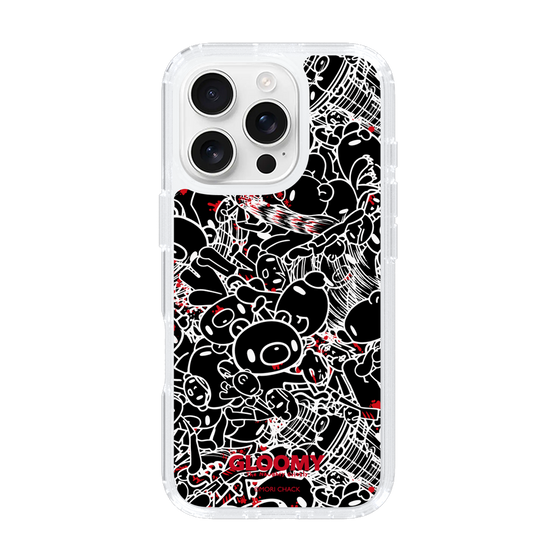 Slim Protection Case［ Gloomy - Pattern - Black ］