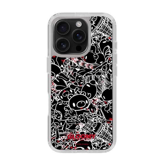 Slim Protection Case［ Gloomy - Pattern - Black ］