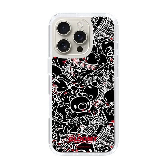 Slim Protection Case［ Gloomy - Pattern - Black ］