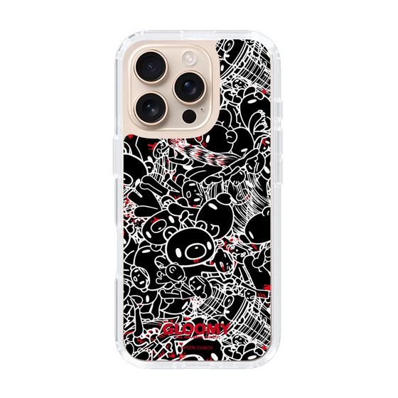 Slim Protection Case［ Gloomy - Pattern - Black ］