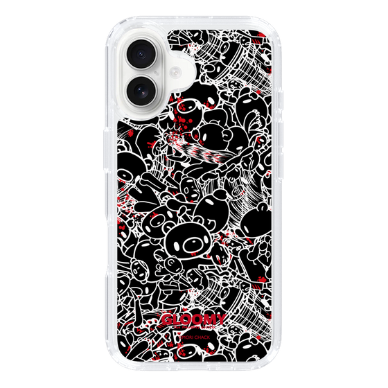 Slim Protection Case［ Gloomy - Pattern - Black ］
