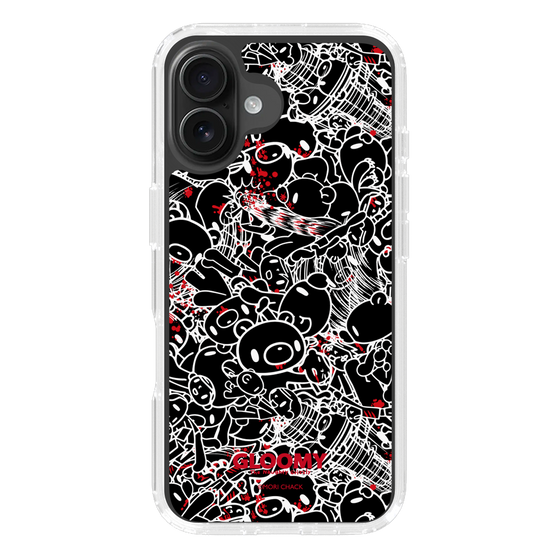 Slim Protection Case［ Gloomy - Pattern - Black ］