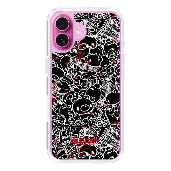 Slim Protection Case［ Gloomy - Pattern - Black ］