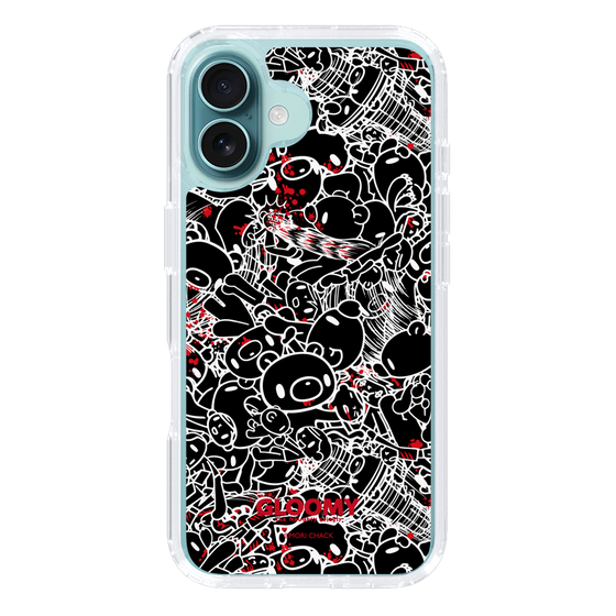 Slim Protection Case［ Gloomy - Pattern - Black ］