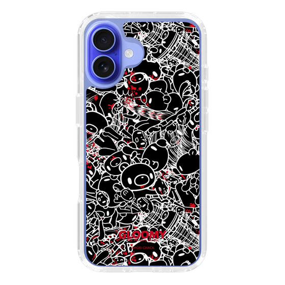 Slim Protection Case［ Gloomy - Pattern - Black ］