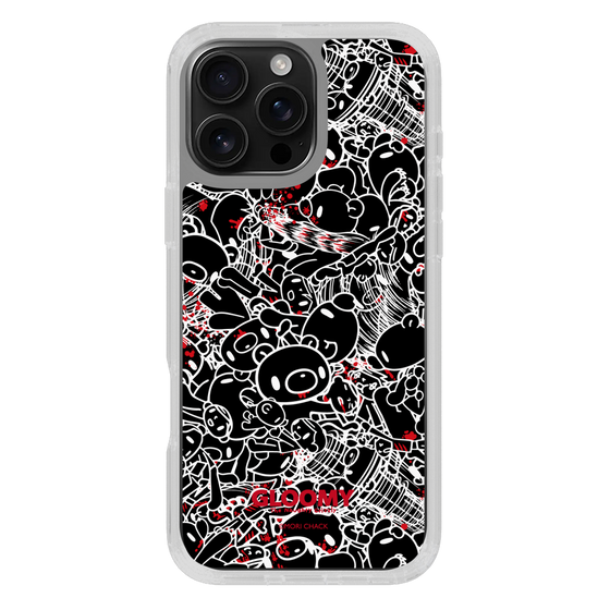 Slim Protection Case［ Gloomy - Pattern - Black ］