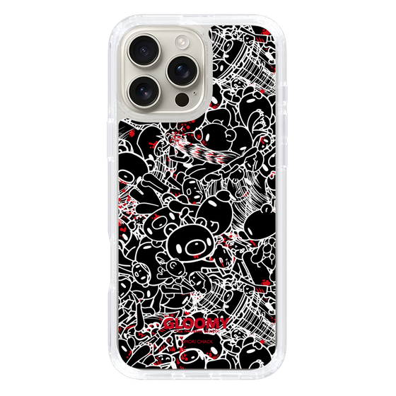 Slim Protection Case［ Gloomy - Pattern - Black ］