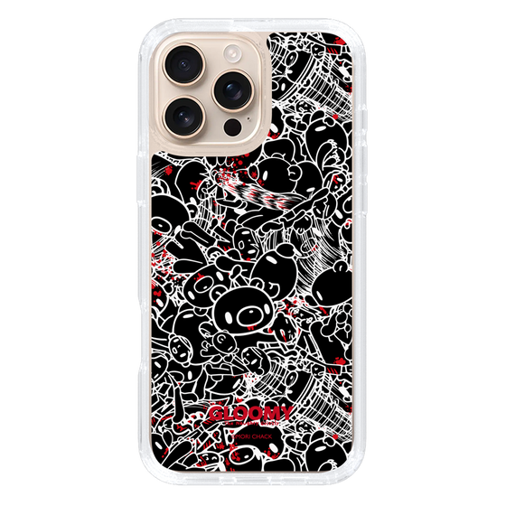 Slim Protection Case［ Gloomy - Pattern - Black ］