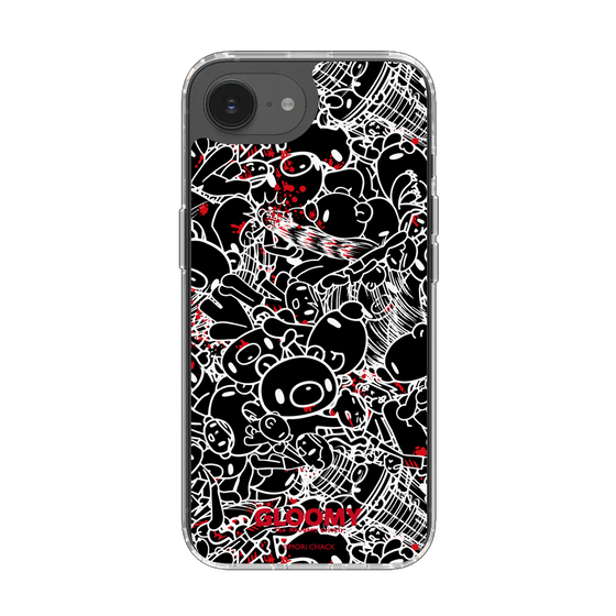 Slim Protection Case［ Gloomy - Pattern - Black ］