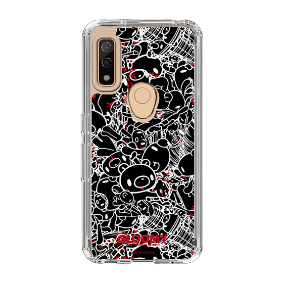 Slim Protection Case［ Gloomy - Pattern - Black ］