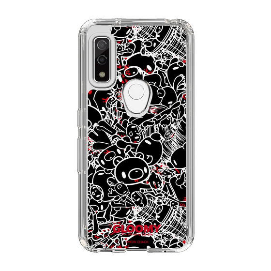 Slim Protection Case［ Gloomy - Pattern - Black ］