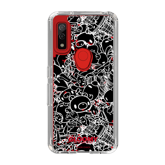 Slim Protection Case［ Gloomy - Pattern - Black ］